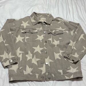 Star denim jacket